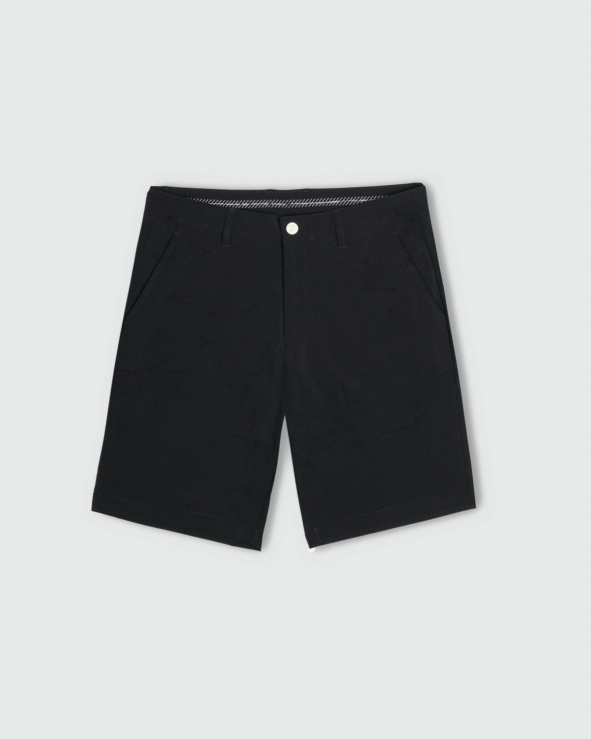 Men's Black Golf Shorts