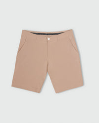Men's Light Brown Golf Shorts