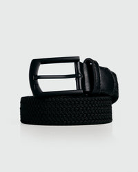 Black Pro Braided Belt