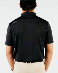 Black Cursive Classic Polo