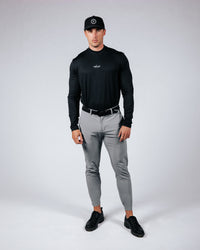 Black Mock Neck Long Sleeve
