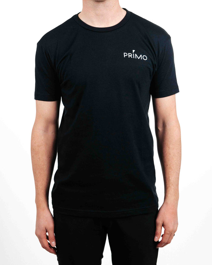 Primo Wordmark Logo Tee - Black