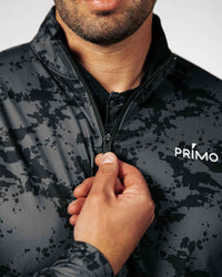 Black Splatter Classic Quarter Zip