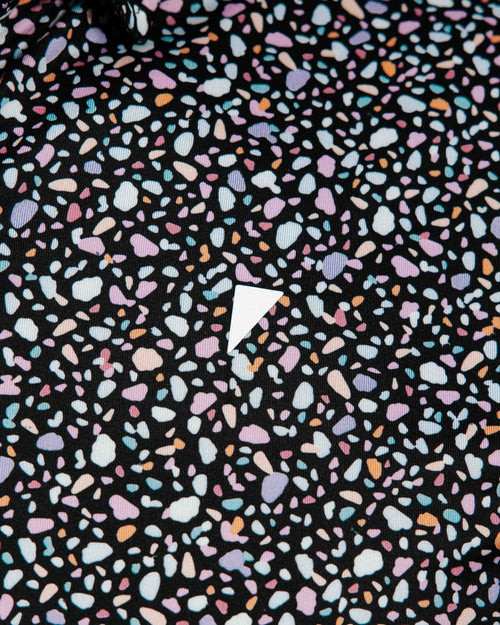 Black Stained Glass Classic Polo