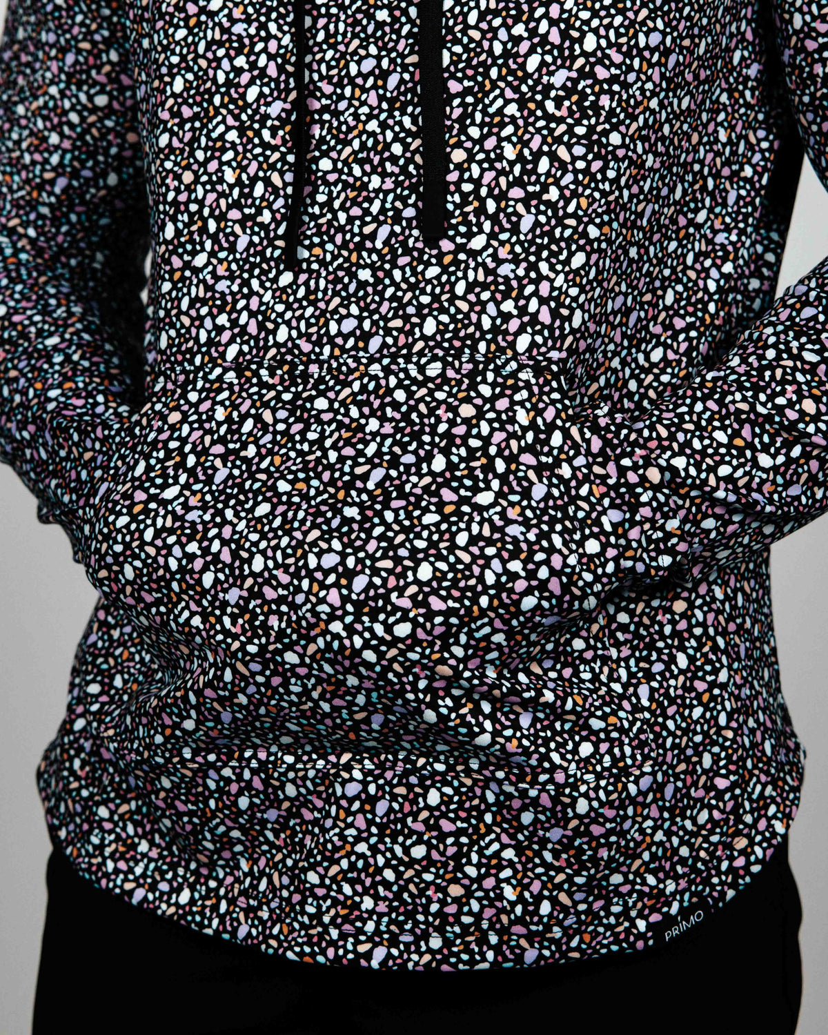 Black Stained Glass Golf Hoodie