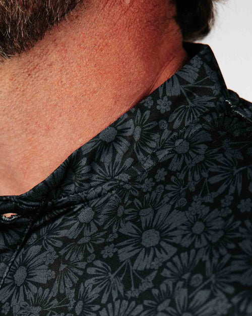 Black Sunflower Blade Polo
