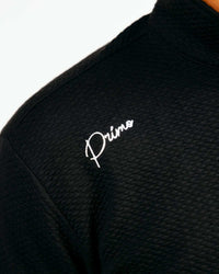 Black Waffle Quarter Zip