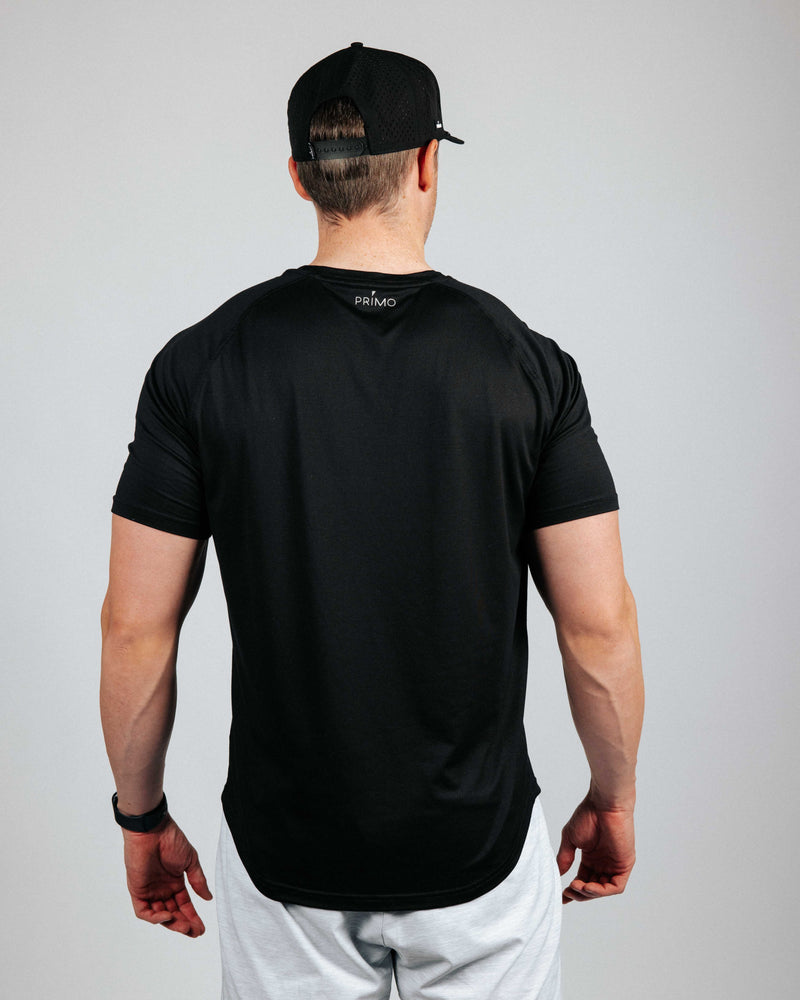 Men's Black Active Tee