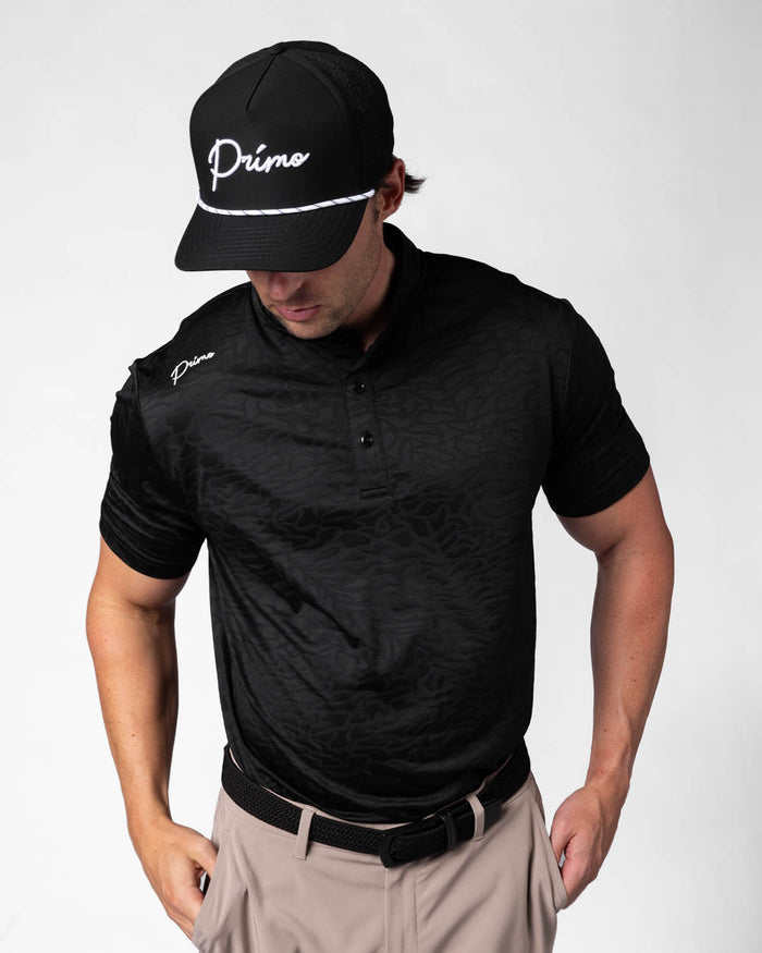 Black Luxe Blade Polo