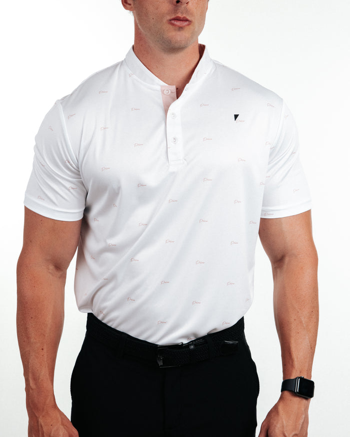 Primo Blade Collar Polo - Primo Repeat White