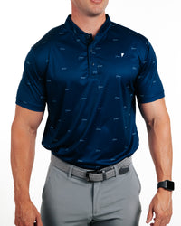 Primo Blade Collar Polo - Primo Repeat Deep Blue