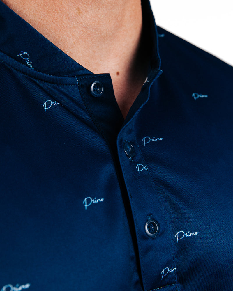 Primo Blade Collar Polo - Primo Repeat Deep Blue