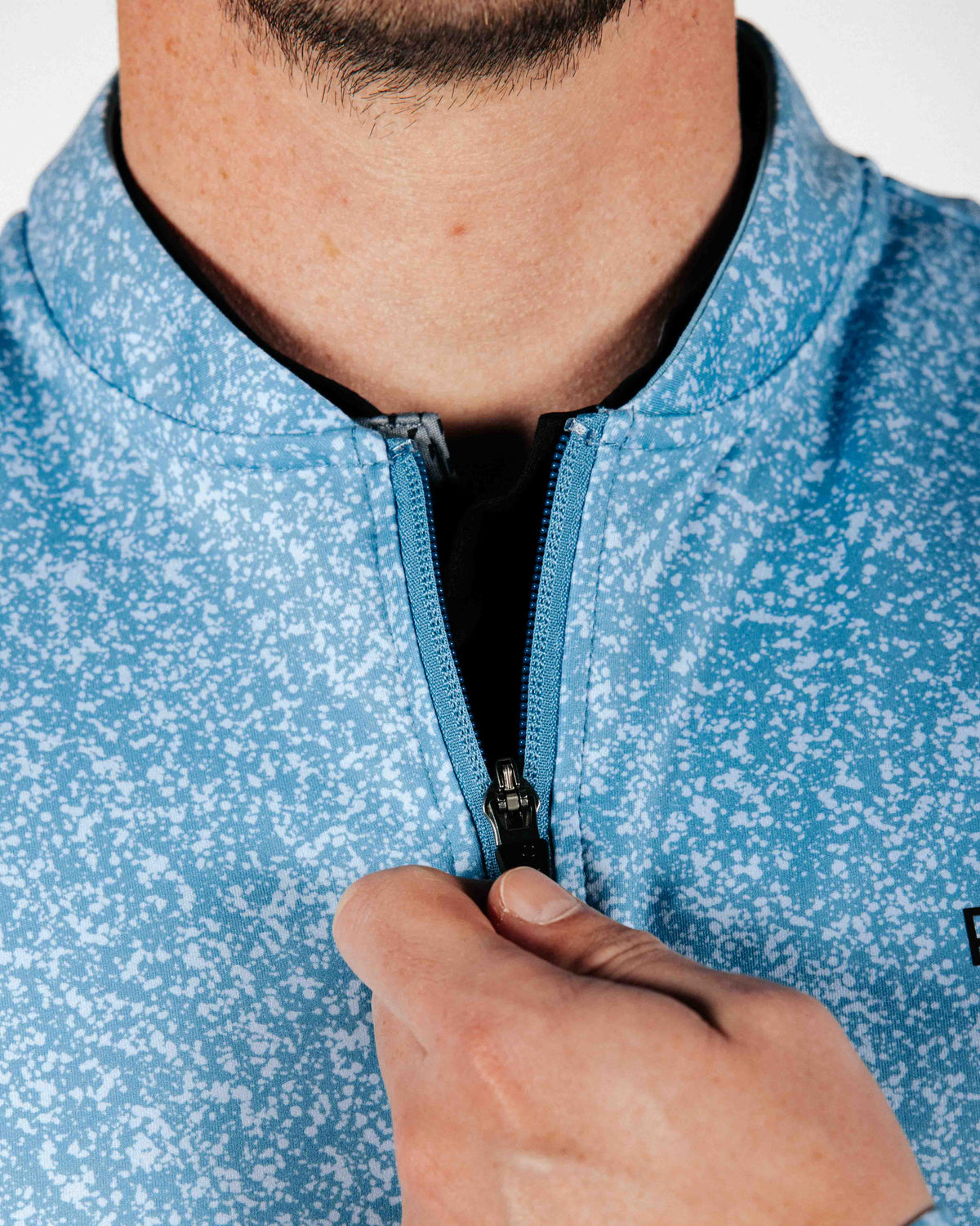 Blue Static Blade Quarter Zip