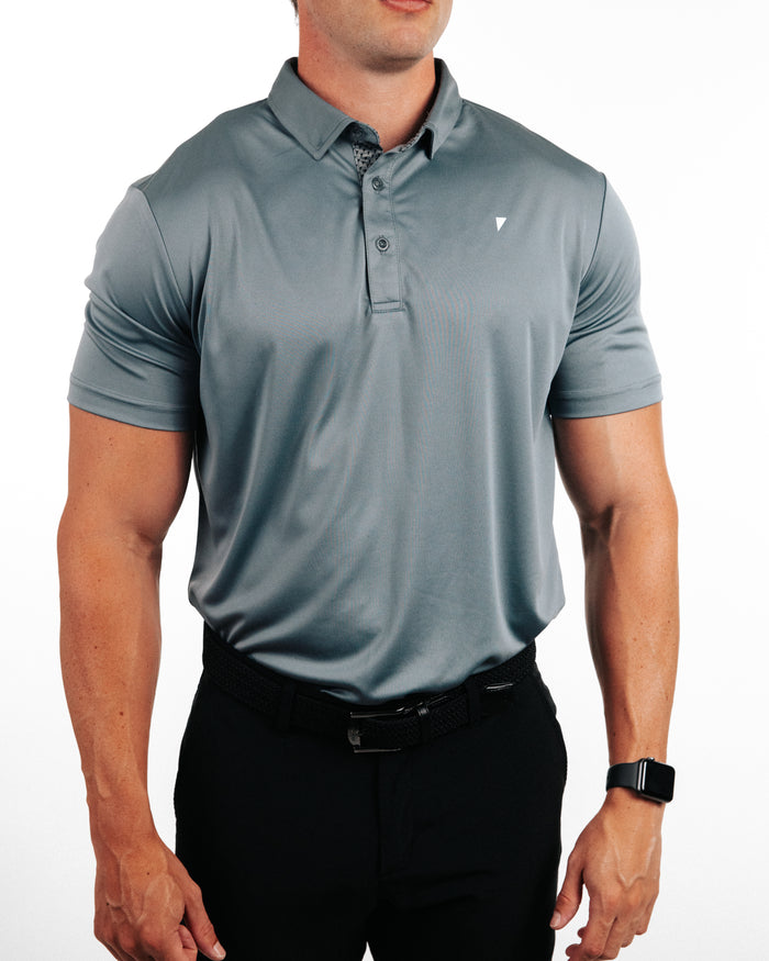 Gray Classic Polo