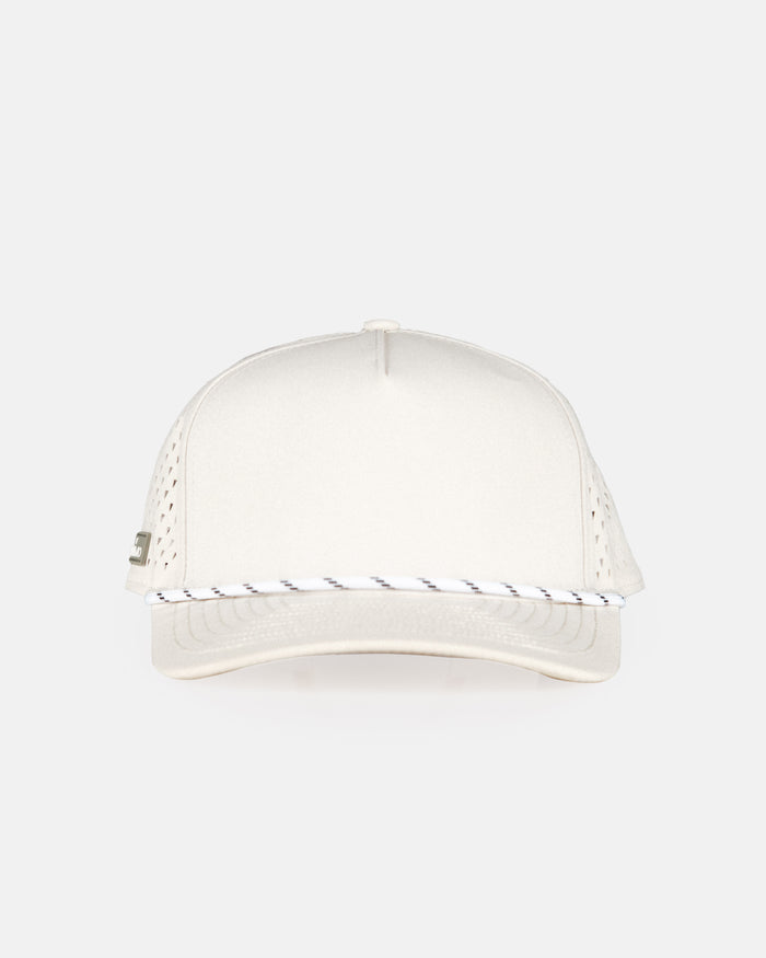 Beige Blank Hat w/Rope