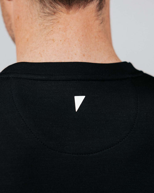 Men's Black Golf Crew Neck