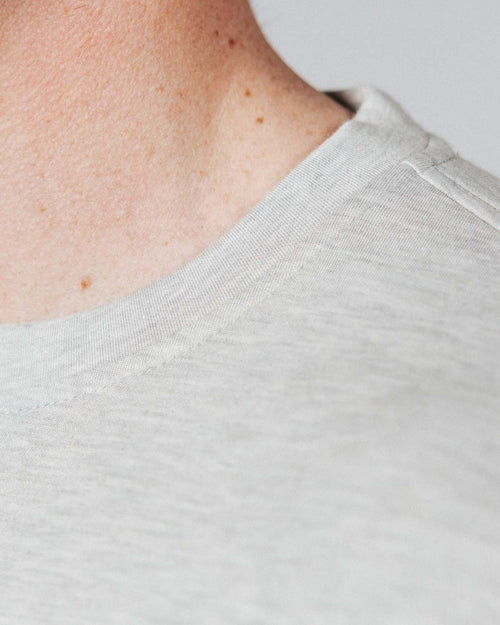 Men's Heather Gray Golf Crew Neck