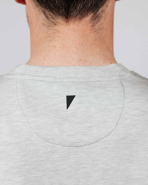 Men's Heather Gray Golf Crew Neck