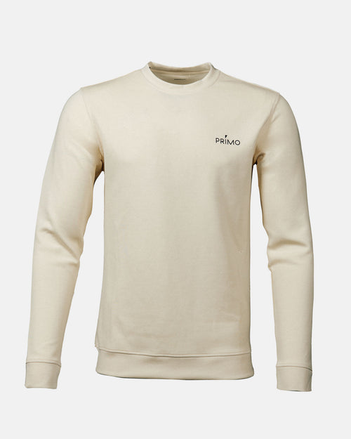 Men's Light Khaki Golf Crew Neck