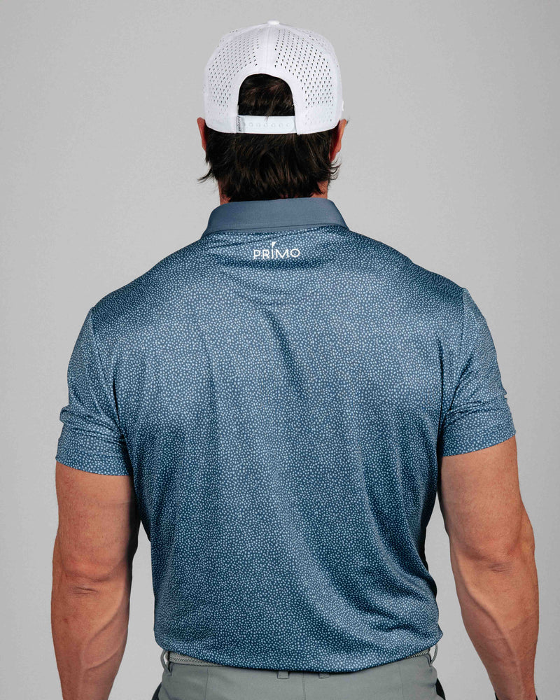 Dusty Blue Pebble Classic Polo