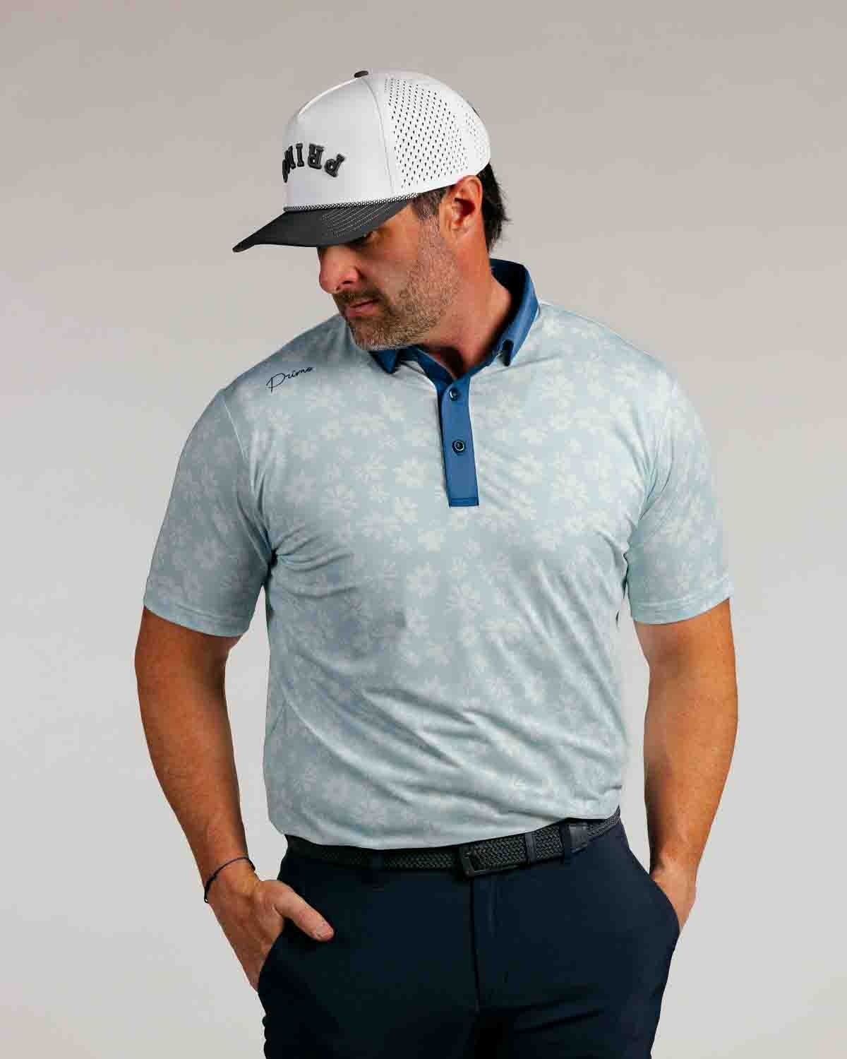 Frosted Floral Classic Polo