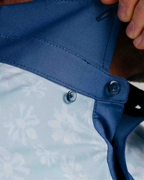 Frosted Floral Classic Polo