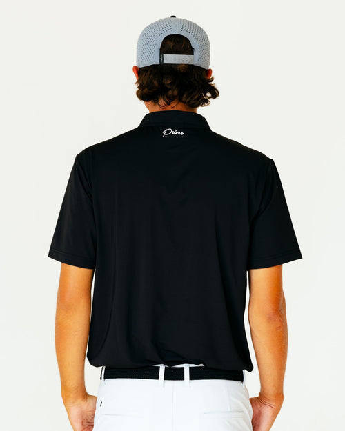 Grant Horvat Essentials Black Blade Polo