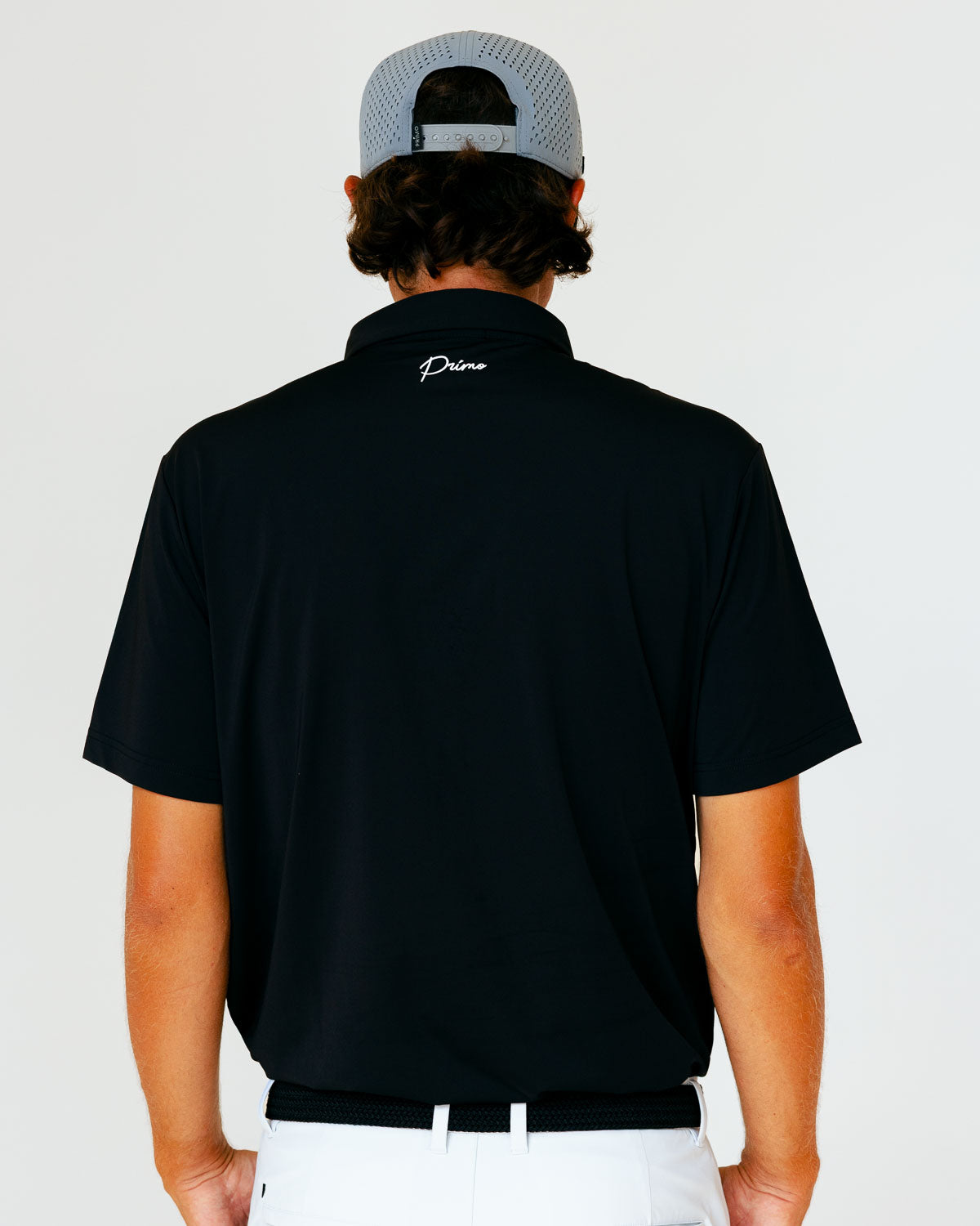 Grant Horvat Essentials Black Classic Polo