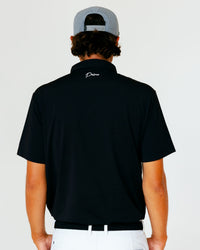 Grant Horvat Essentials Black Classic Polo