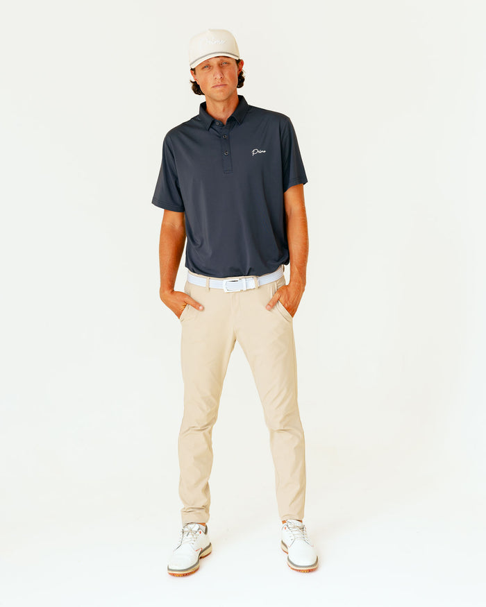 Grant Horvat Essentials Dark Gray Classic Polo