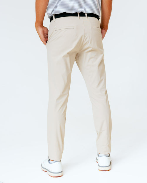 Grant Horvat Essentials Light Khaki Traditional Pants