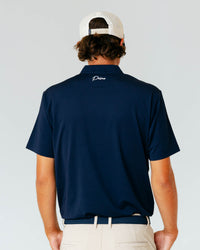 Grant Horvat Essentials Navy Blade Polo