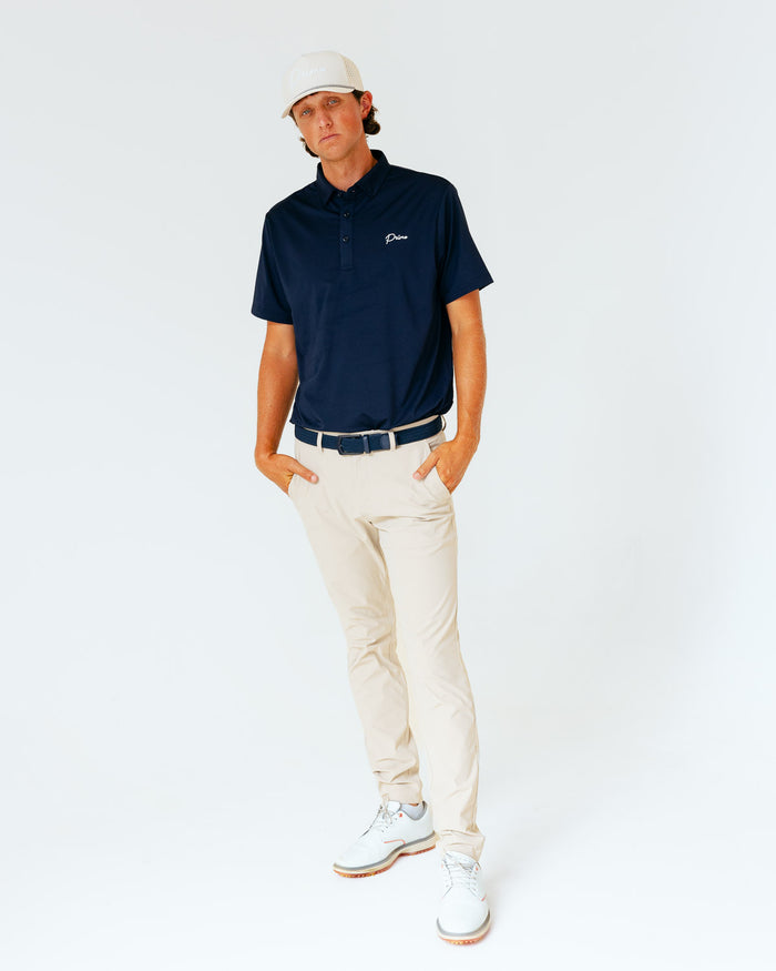 Grant Horvat Essentials Navy Classic Polo