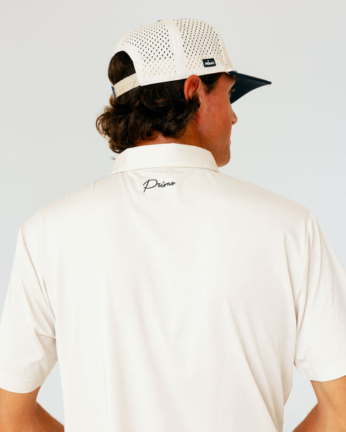 Grant Horvat Essentials Oatmeal Classic Polo