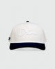 Grant Horvat Essentials Cream | Navy Cursive Hat