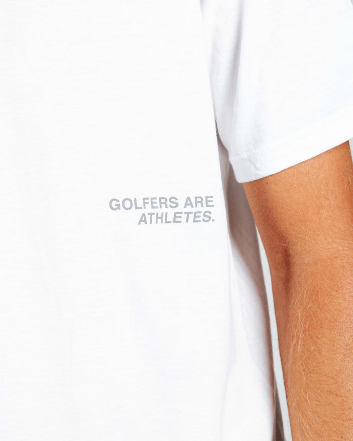 Grant Horvat Golfers are Athletes White Tee