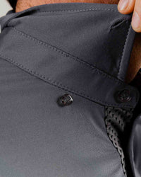 Gray Cursive Classic Polo