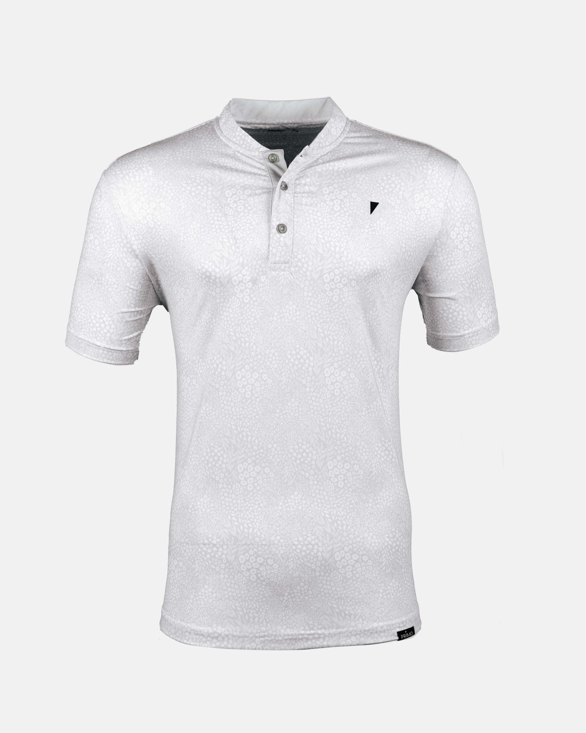 Light Gray Grove Blade Collar Polo