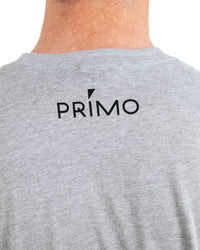 Primo Wordmark Logo Tee - Light Gray