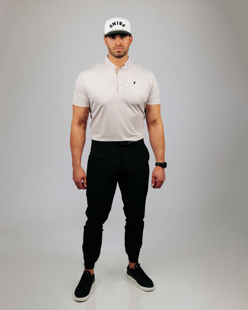 Khaki Maze Blade Polo