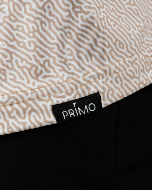 Khaki Maze Blade Polo