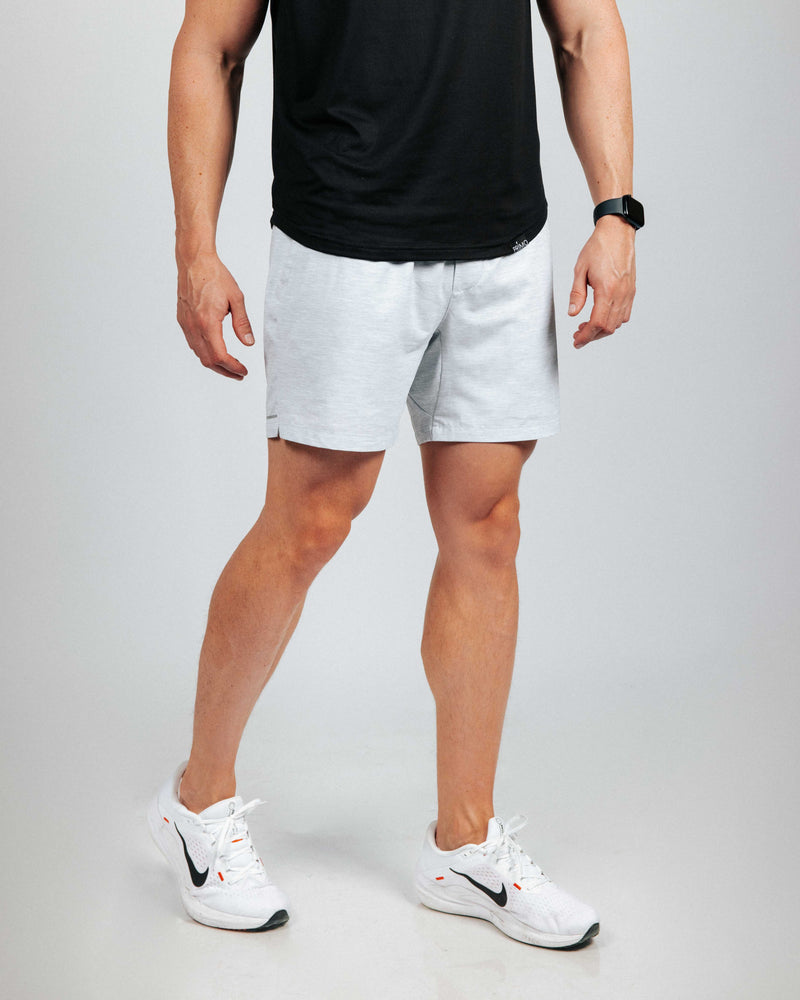 Men's Light Gray Active Shorts