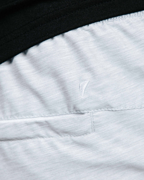 Men's Light Gray Active Shorts w/Liner