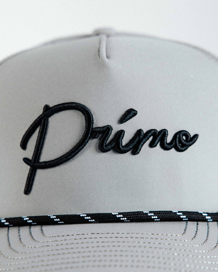 Light Gray Cursive Hat