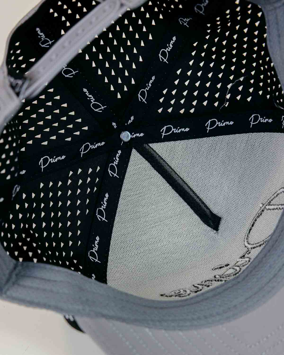 Light Gray Cursive Hat