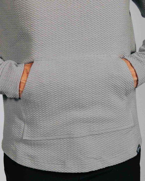 Light Gray Waffle Hoodie