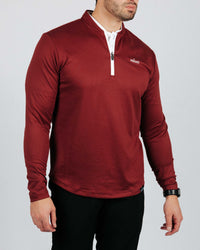 Maroon Blade Quarter Zip