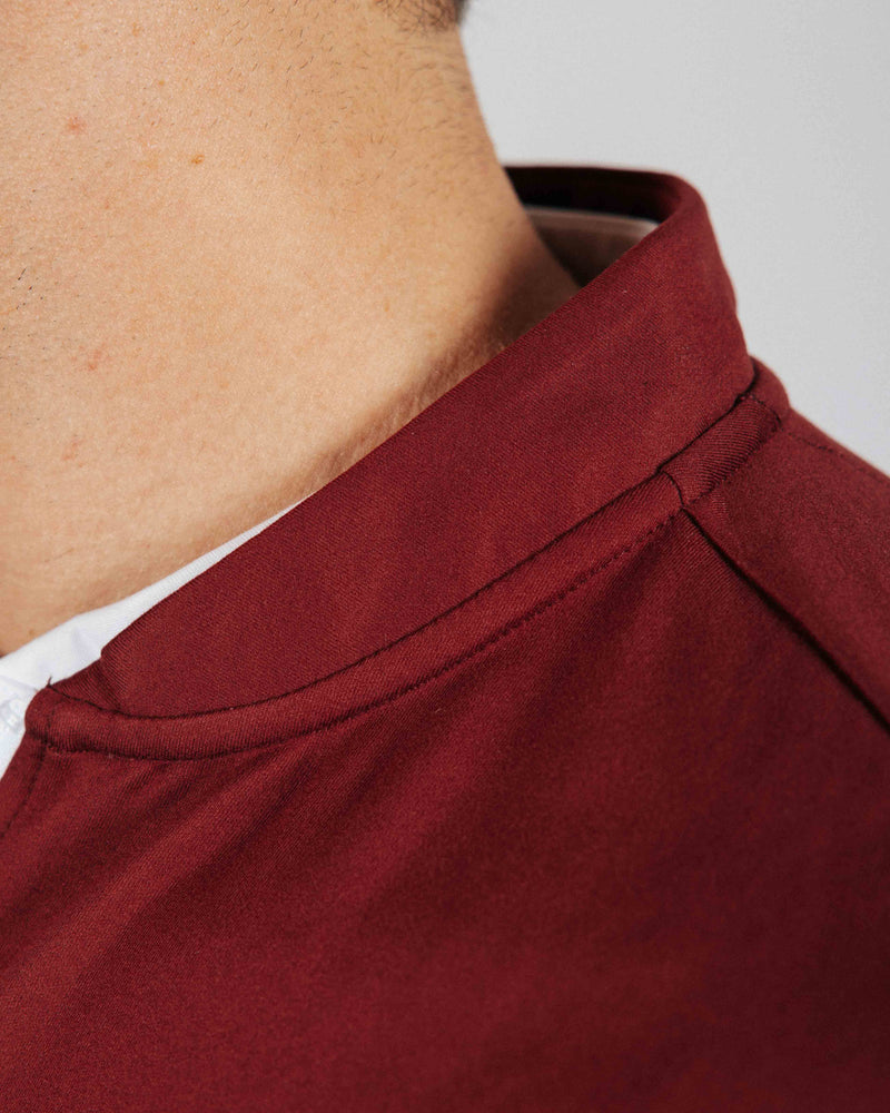 Maroon Blade Quarter Zip