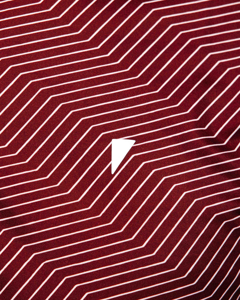 Maroon Chevron Blade Polo