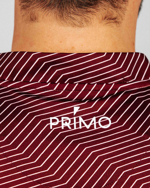Maroon Chevron Blade Polo